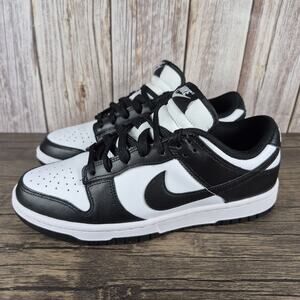 Nike Dunk Low Panda Women's Sz 8.5 Black White DD1503-101 (VGC)